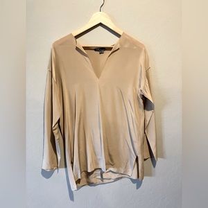 VINCE Shirt | 100% Silk | Color: champagne | Size: S